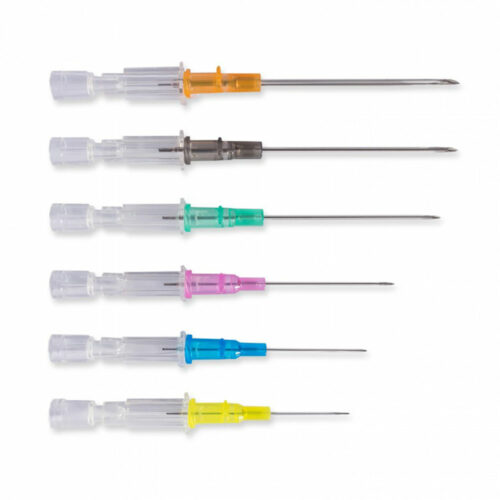 BBraun Introcan Safety® Straight Teflon Catheter 24ga x 3/4" (Box 50)