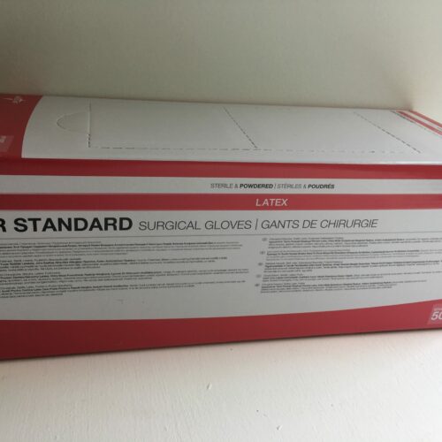 Glove surgeons Sterile Powdered Latex Size 9.0 (Box of 50)