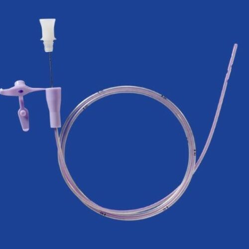 MILA 3 Gram Weighted 10Fr x 90cm (36in) with flushing stylet PURPLE